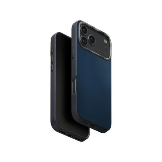 Uniq Hybrid Iphone 17 Pro Max (2025) 6.9 Magclick Charging Lyden Ds - Steel Blue